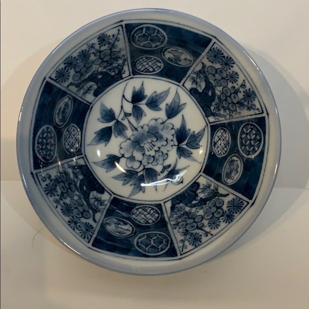 Blue and white bowl